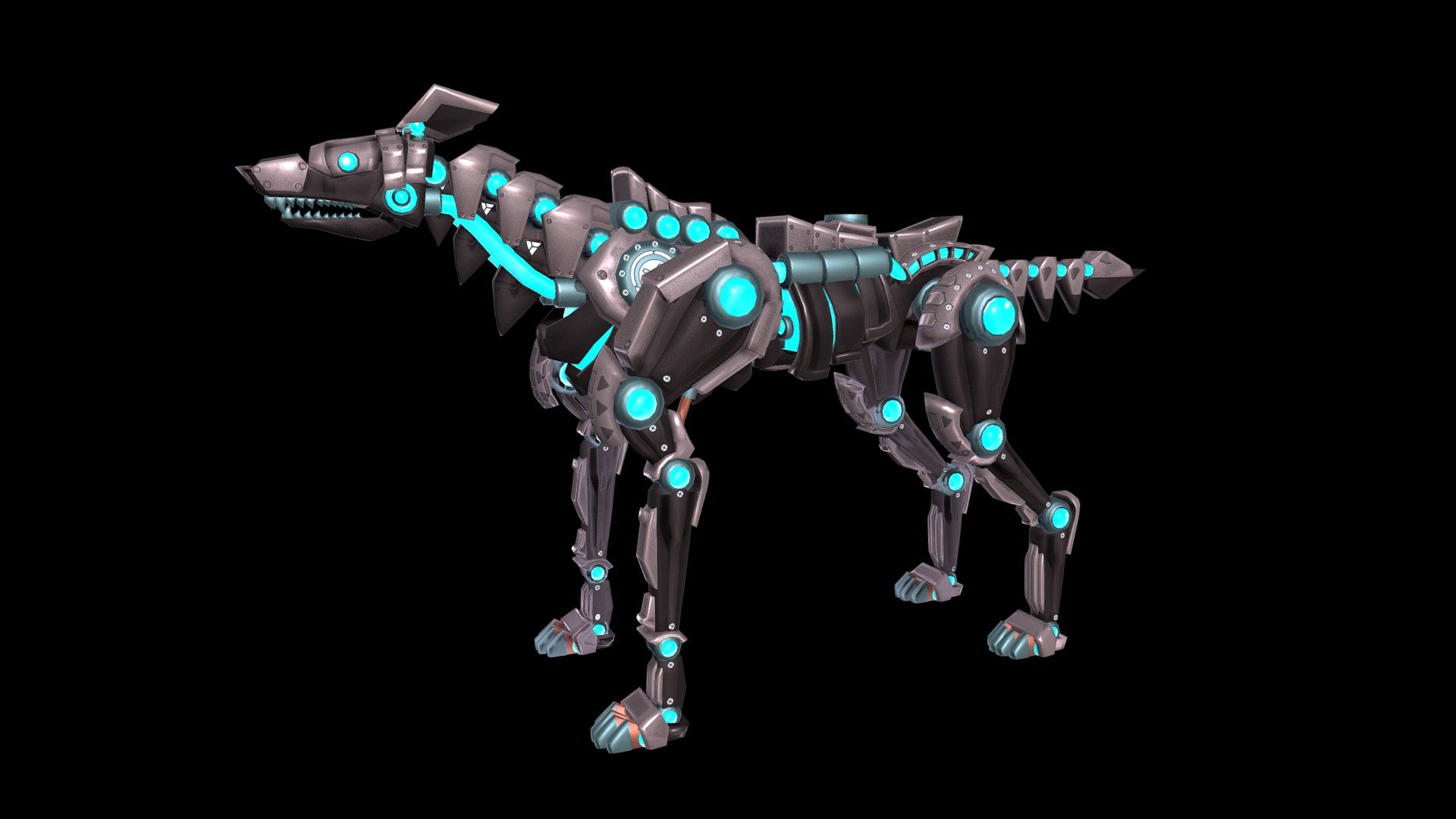 Mecha Dog 3d model