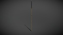 Naginata Low poly