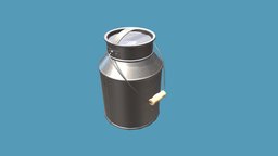 Vintage Milk Can | Game Assets