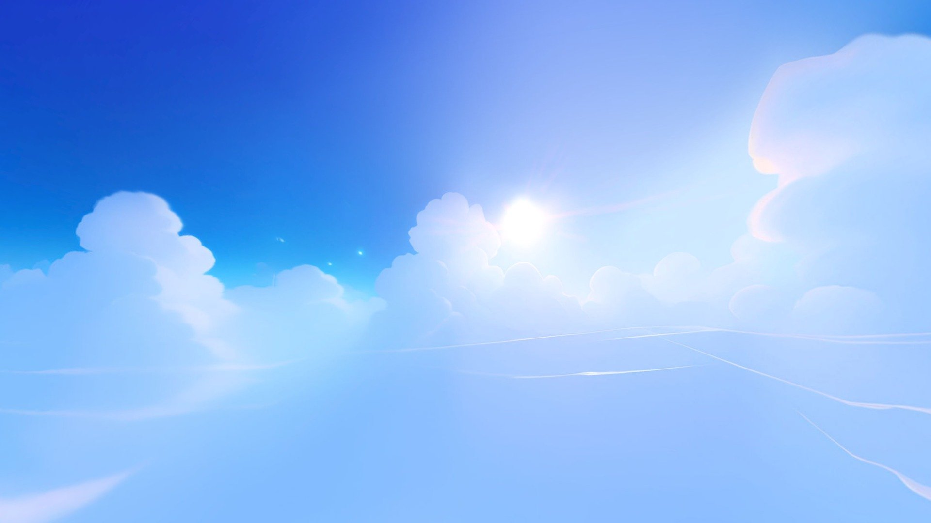 Stylized Cloudy Sky 3d model