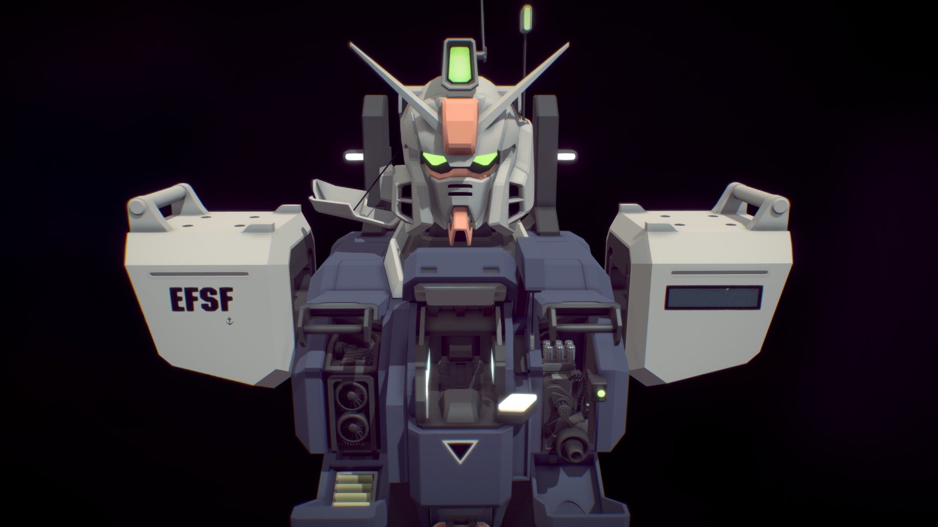 RX-79[G] WIP 3d model