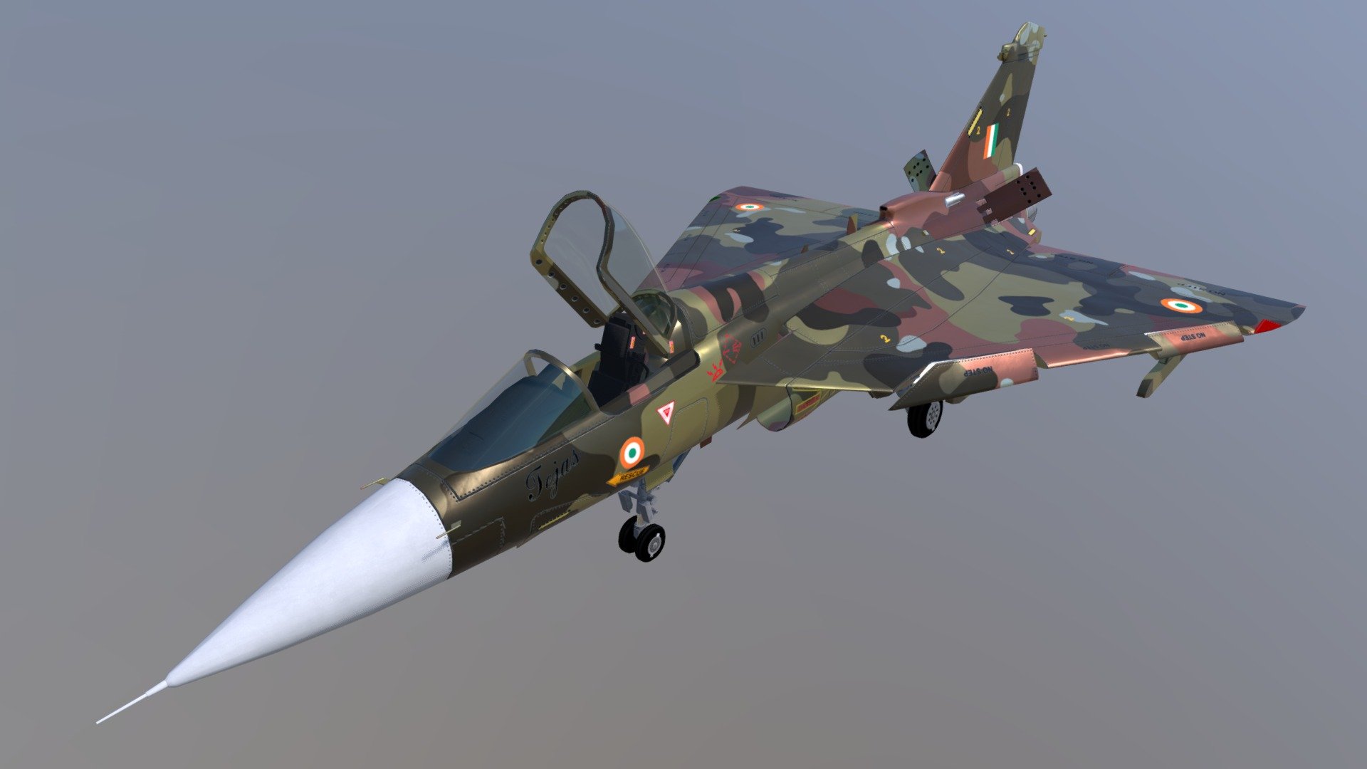 HAL Tejas 3d model