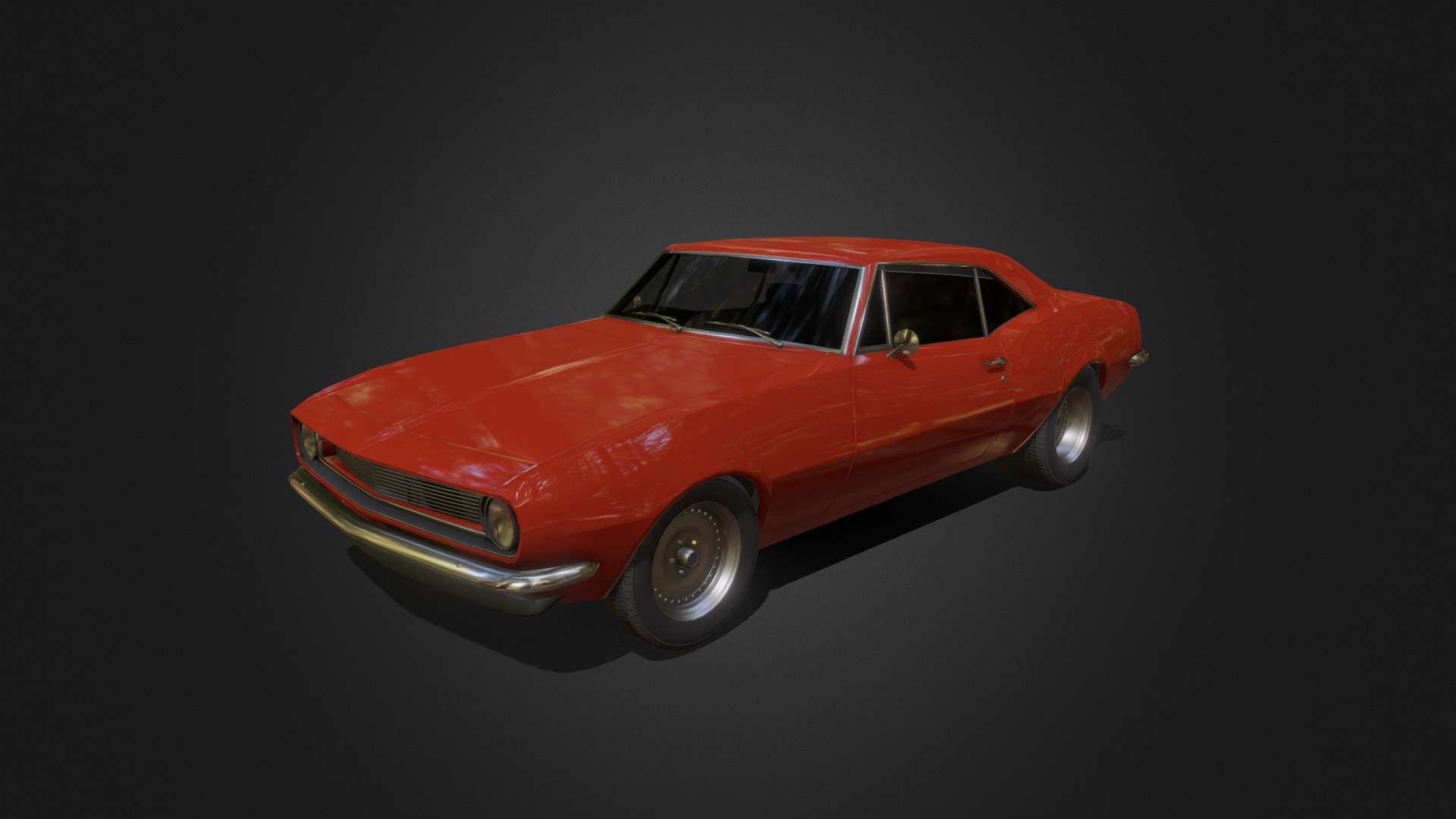 1960s Muscle Car #4 3d model