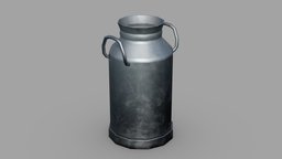 Metal Milk Can