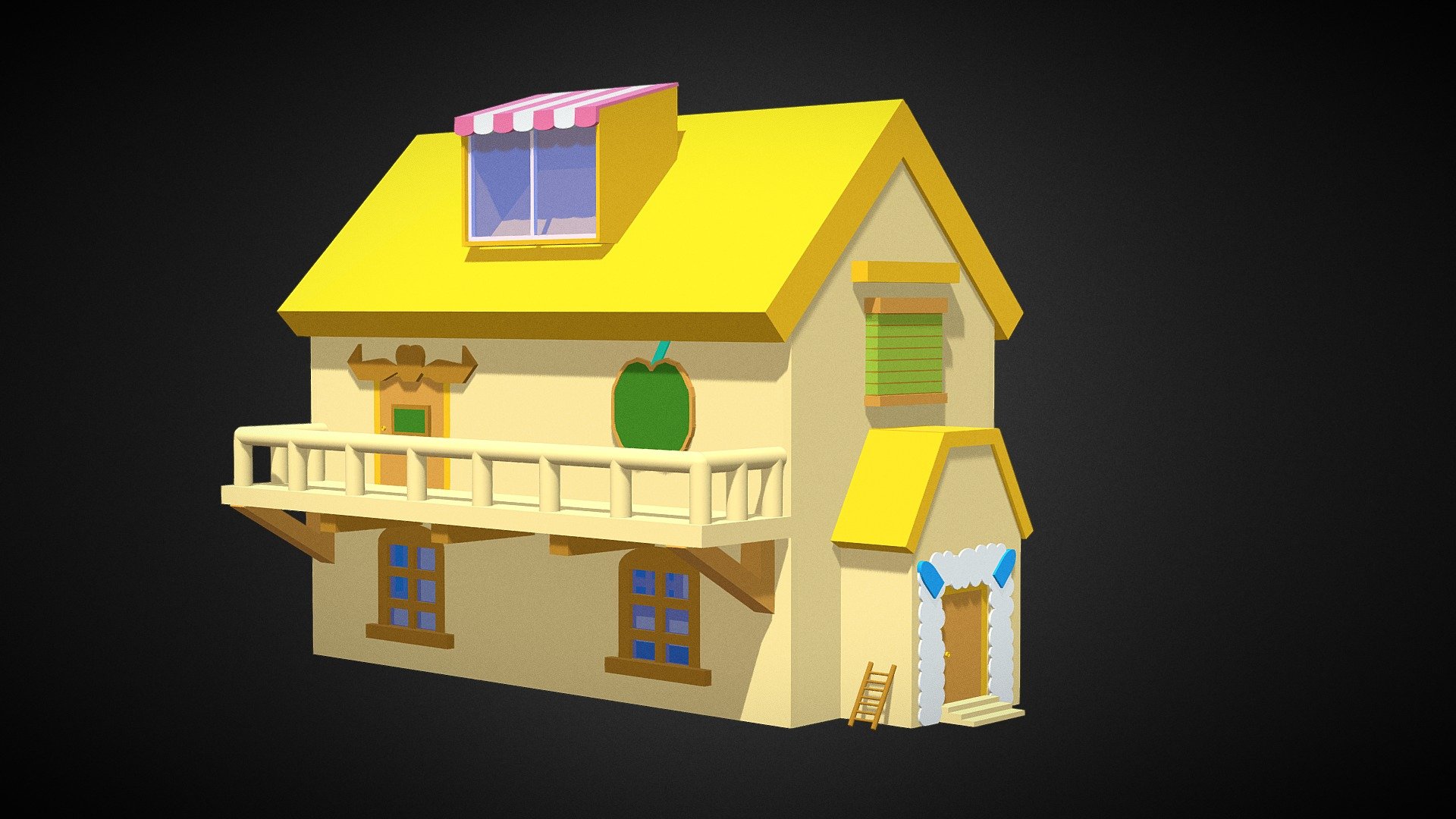 Cartoon House3 3d model