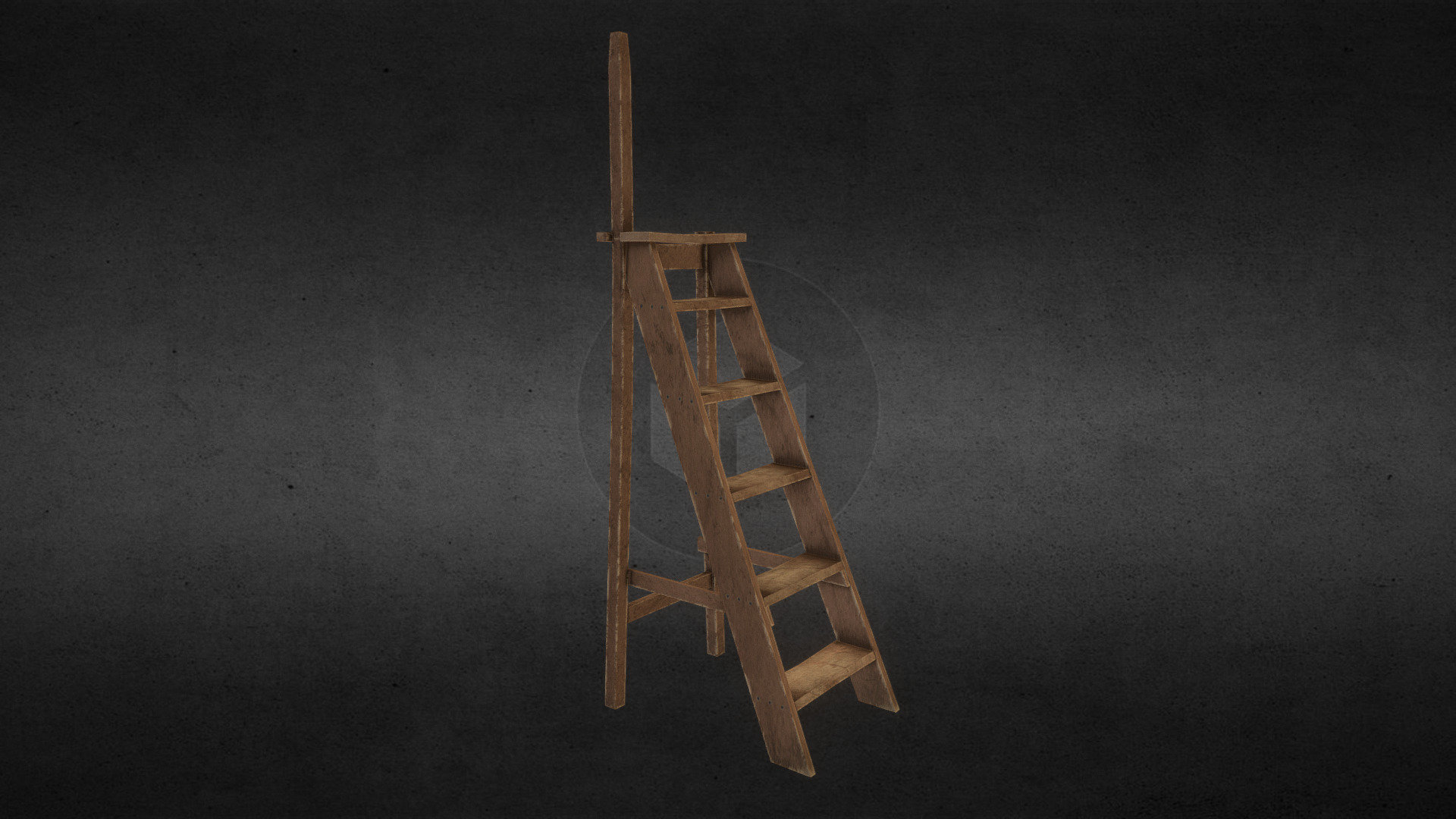 old ladder 3d model