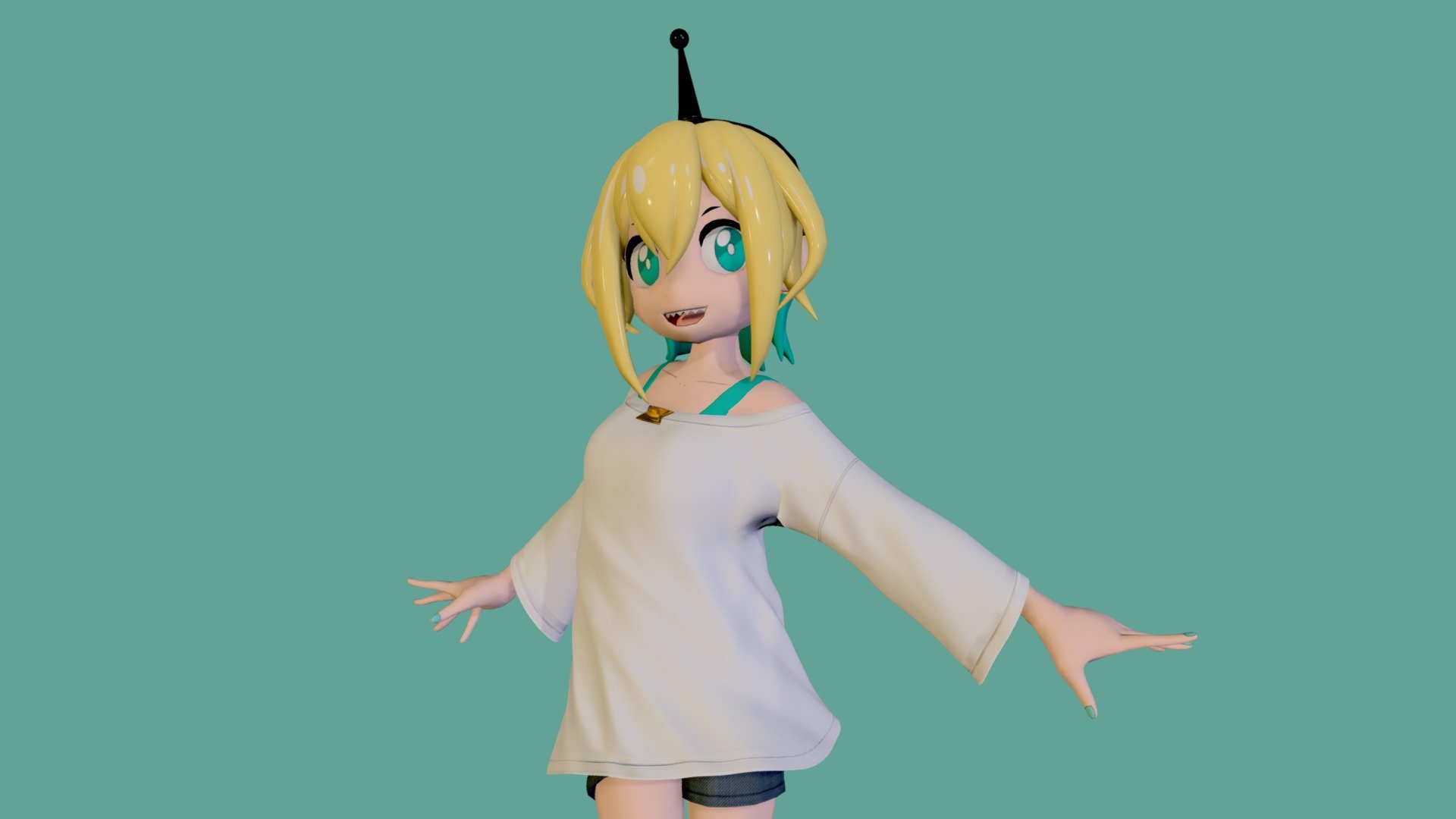 Amano Pikamee 3d model