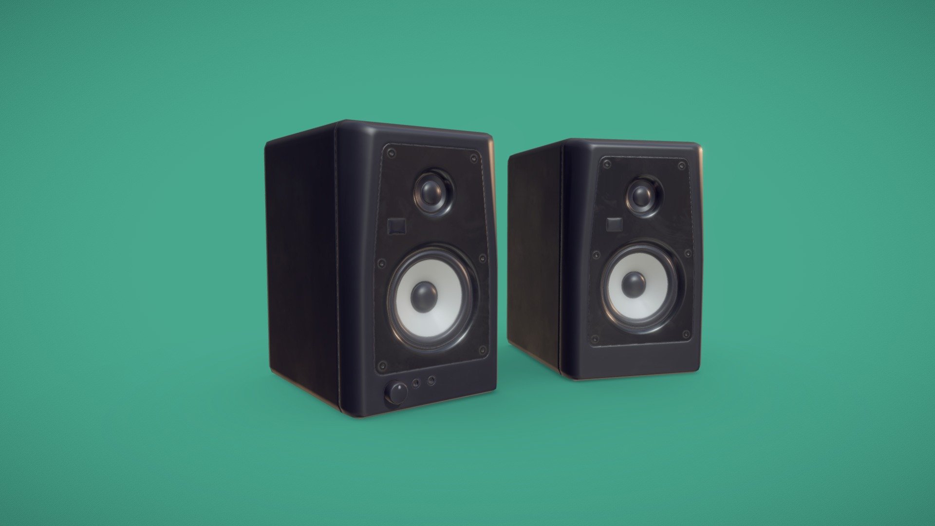 Speakers 3d model