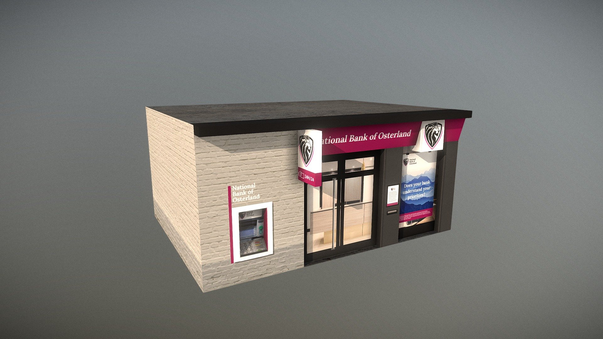 National Bank of Osterland 3d model