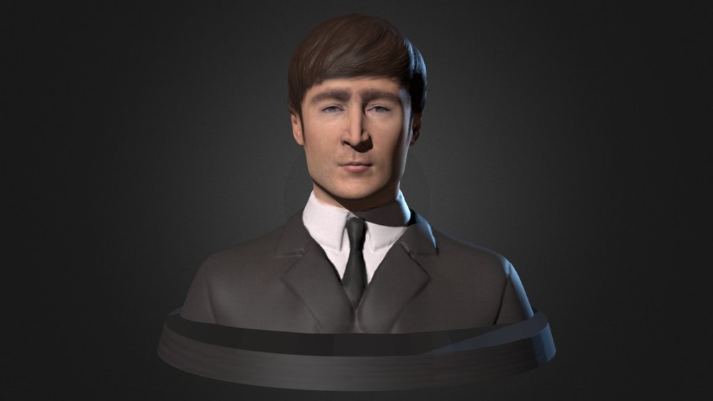 John Lennon 3d model