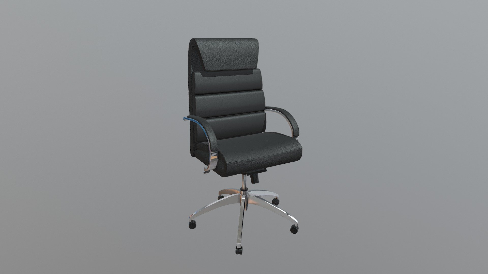 Lider Comfort Office Chair Black 3d model