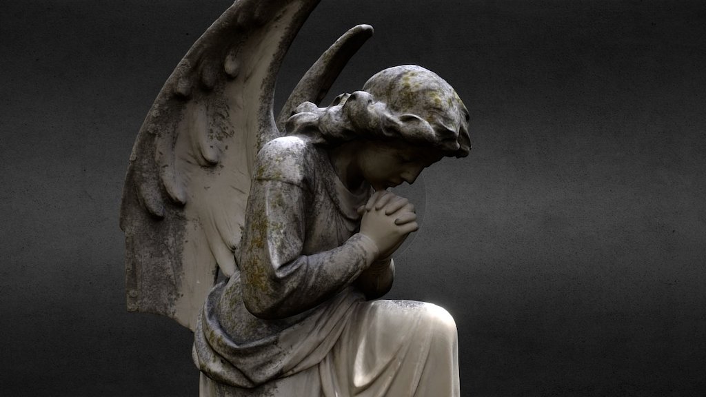 Cemetery Angel 3d model