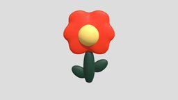 cute cartoon flower