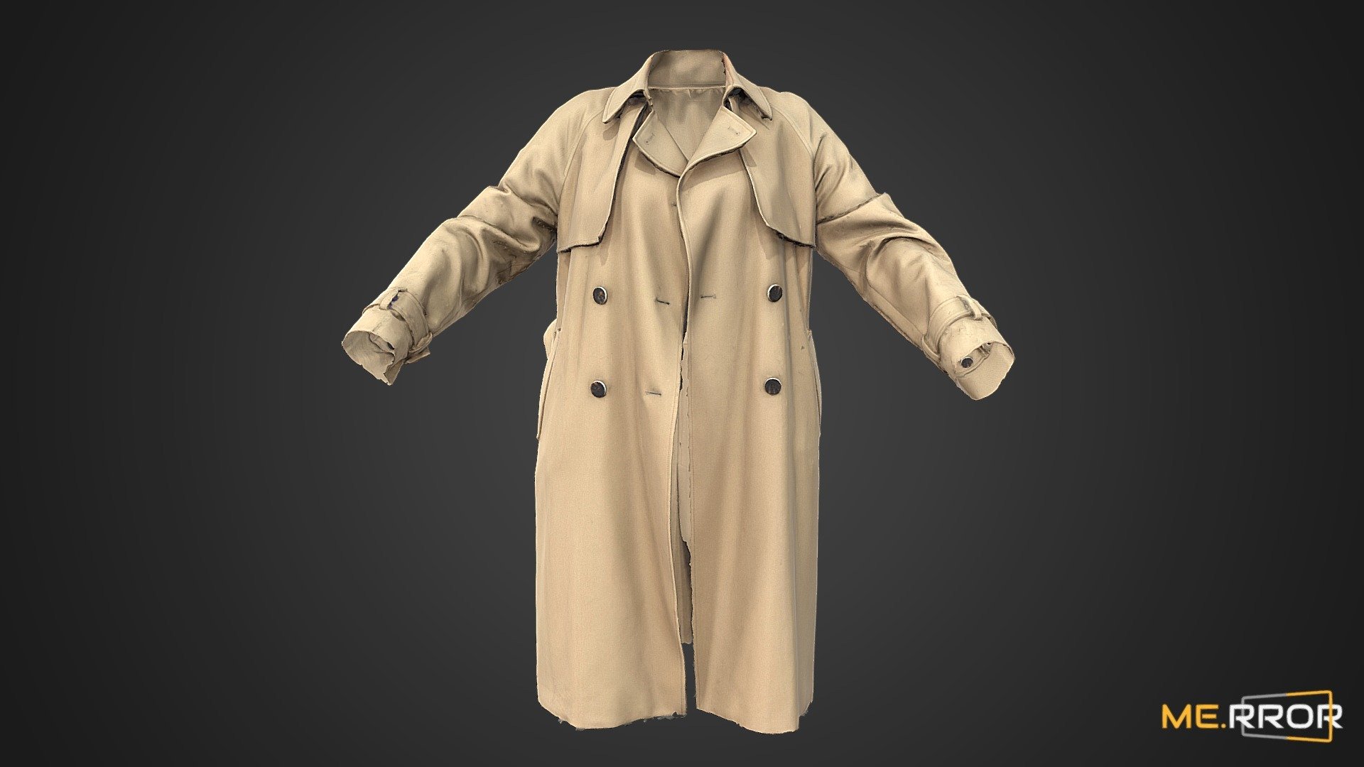 Trench Coat 3d model