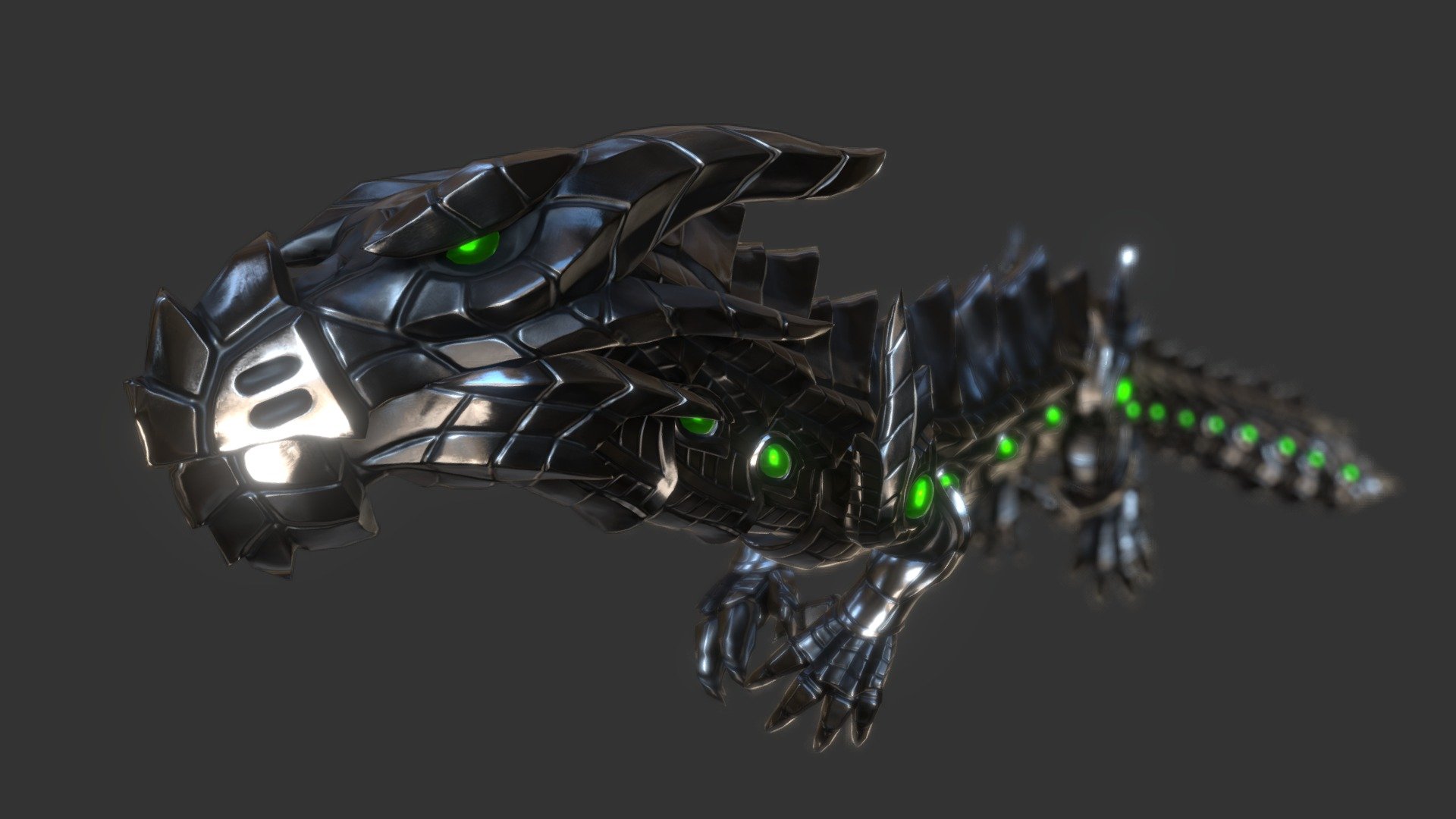 Mecha Dragon 3d model