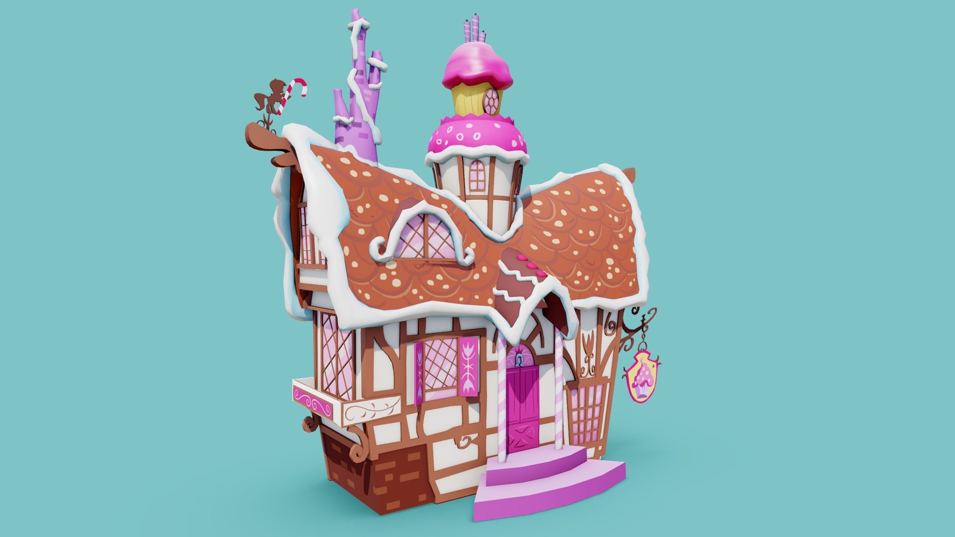 Sugarcube Corner 3d model