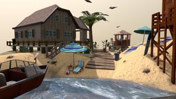 Malta Beach Scene (DAE 3D Assignment)