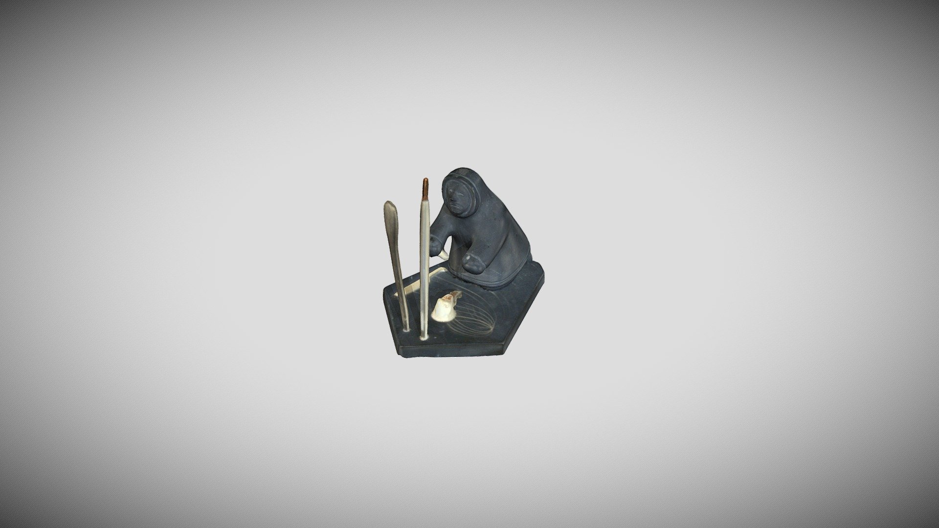 Soapstone Ice Fishing 1993.012.01 3d model