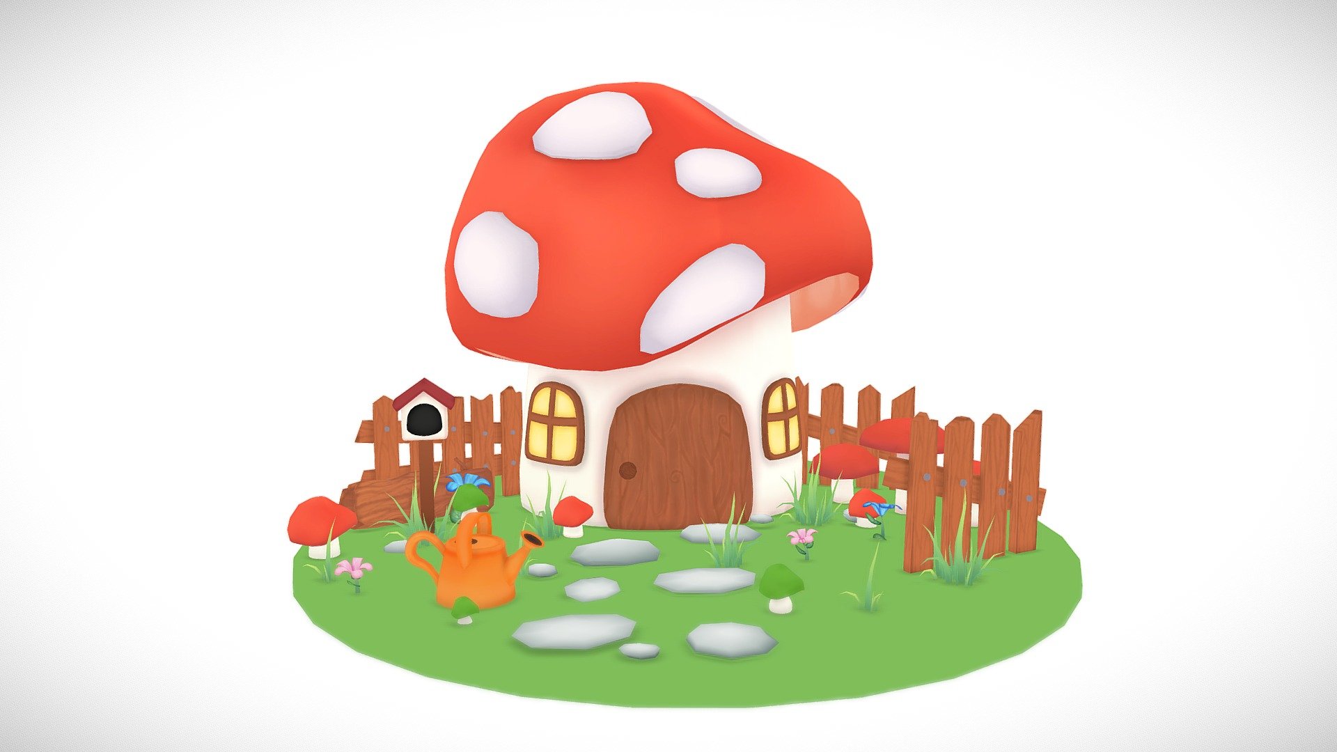 Mushroom Cove 3d model