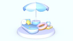 Stylized Pool Set