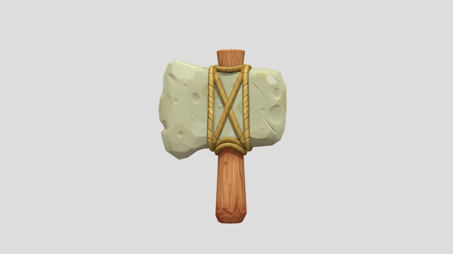 Cartoon axe 3d model