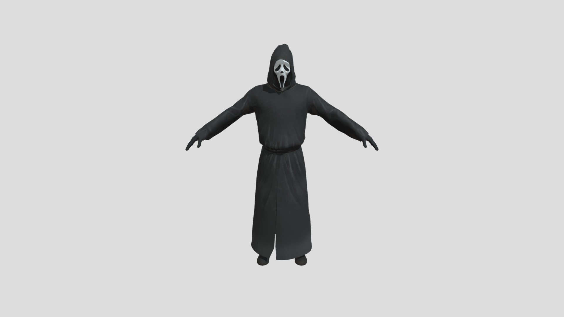 Ghost Face Classic Game Model 3d model