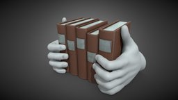 Hands bookends (3dprint)