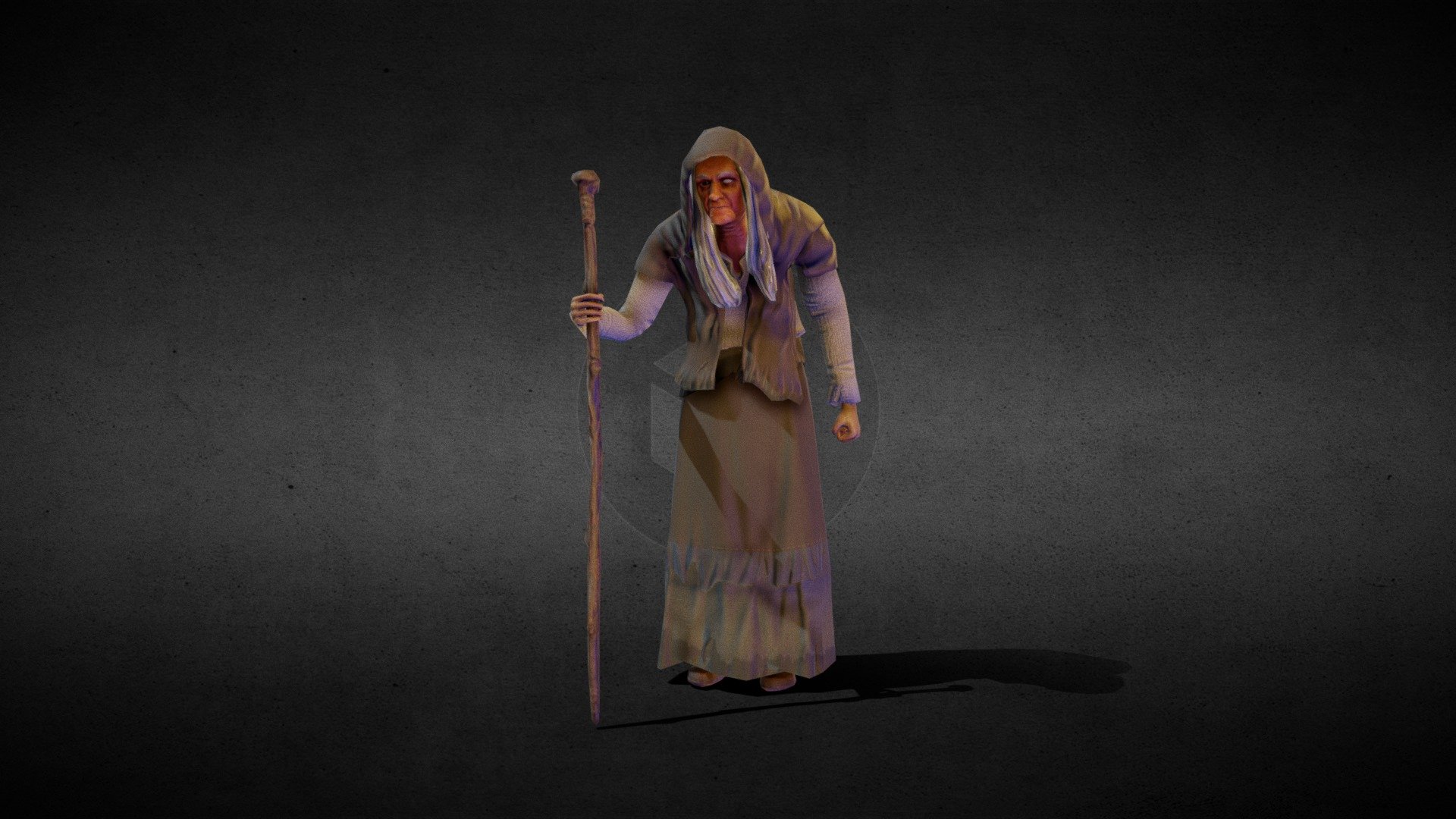 Witch 3d model