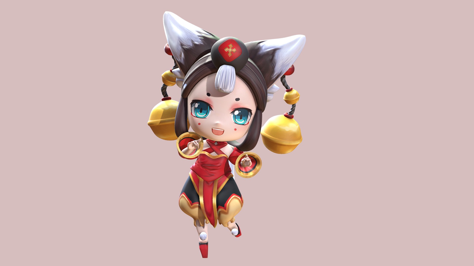 FOX Girl 3d model