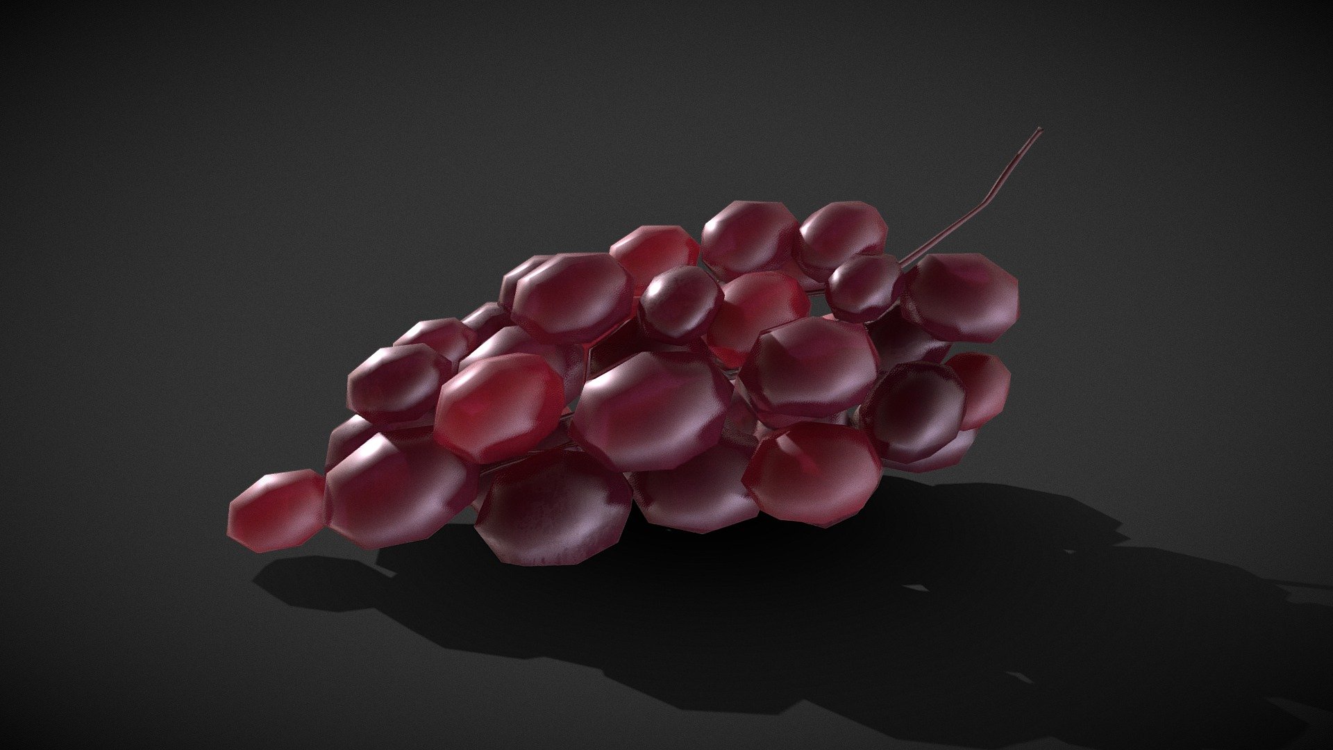 Grapes 3d model