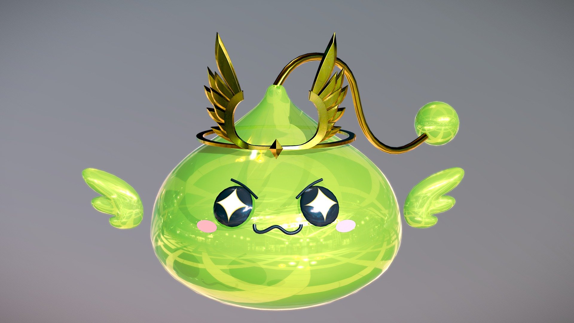 Guardian_Angel_Slime 3d model