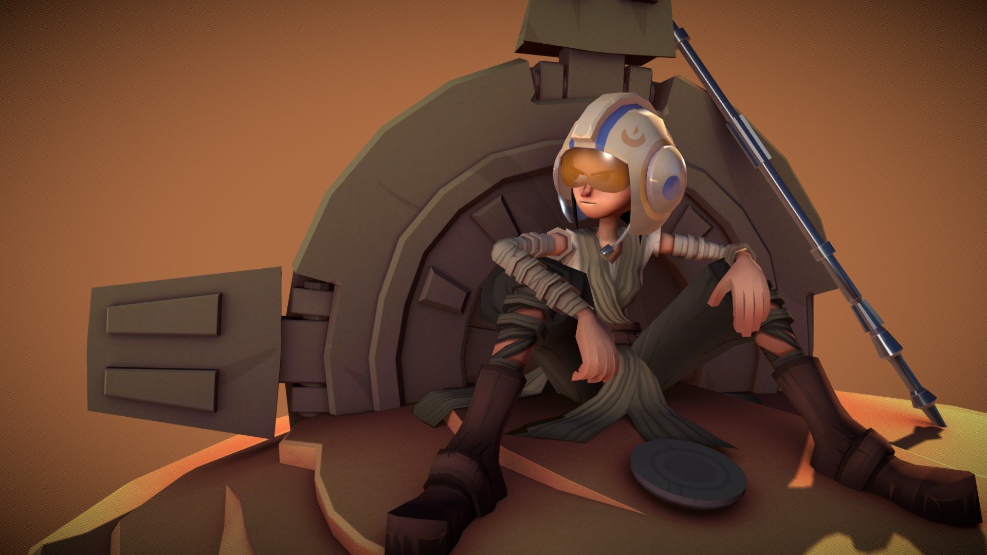 Scavenger 3d model