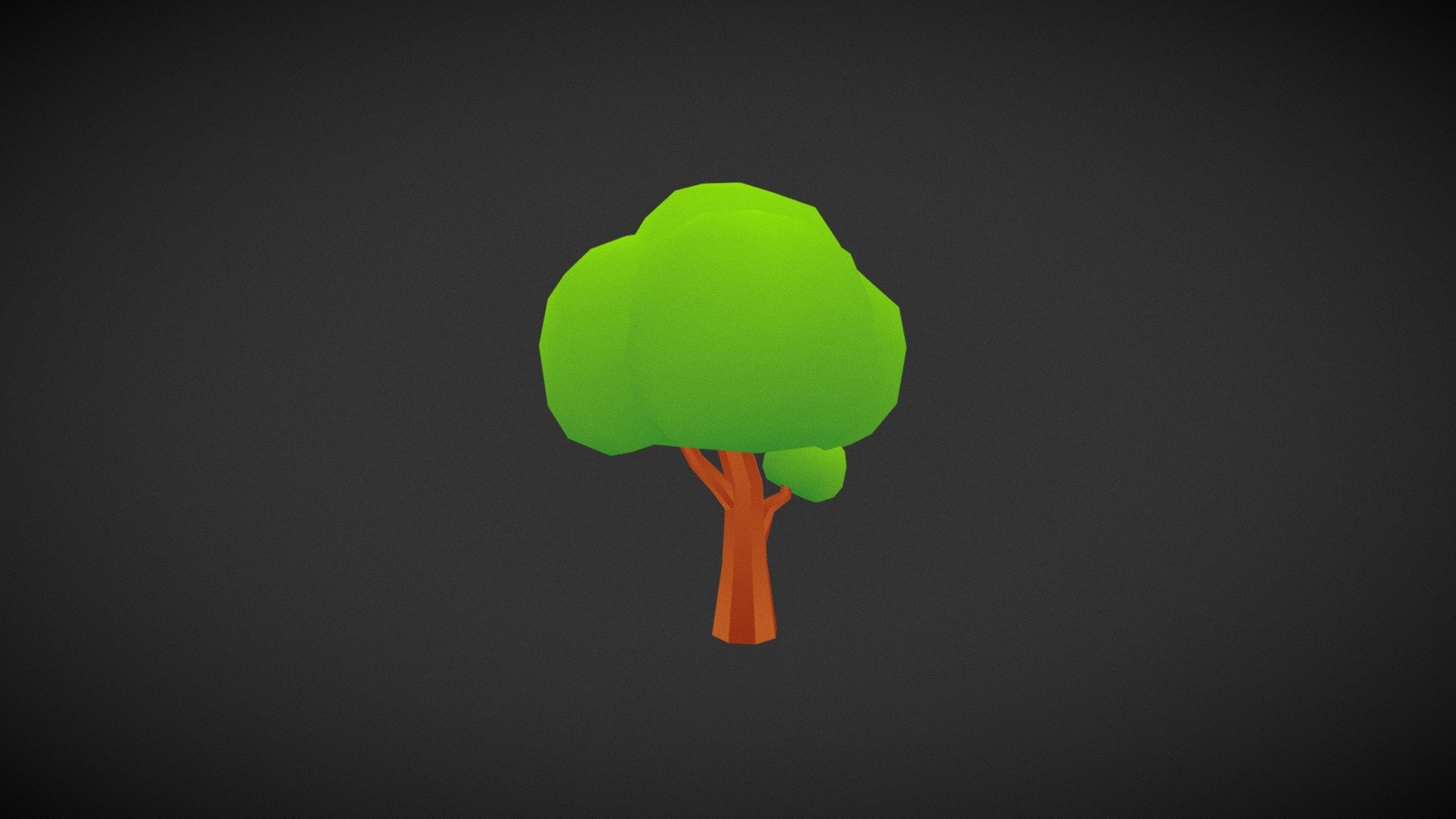 Low poly Tree 3d model