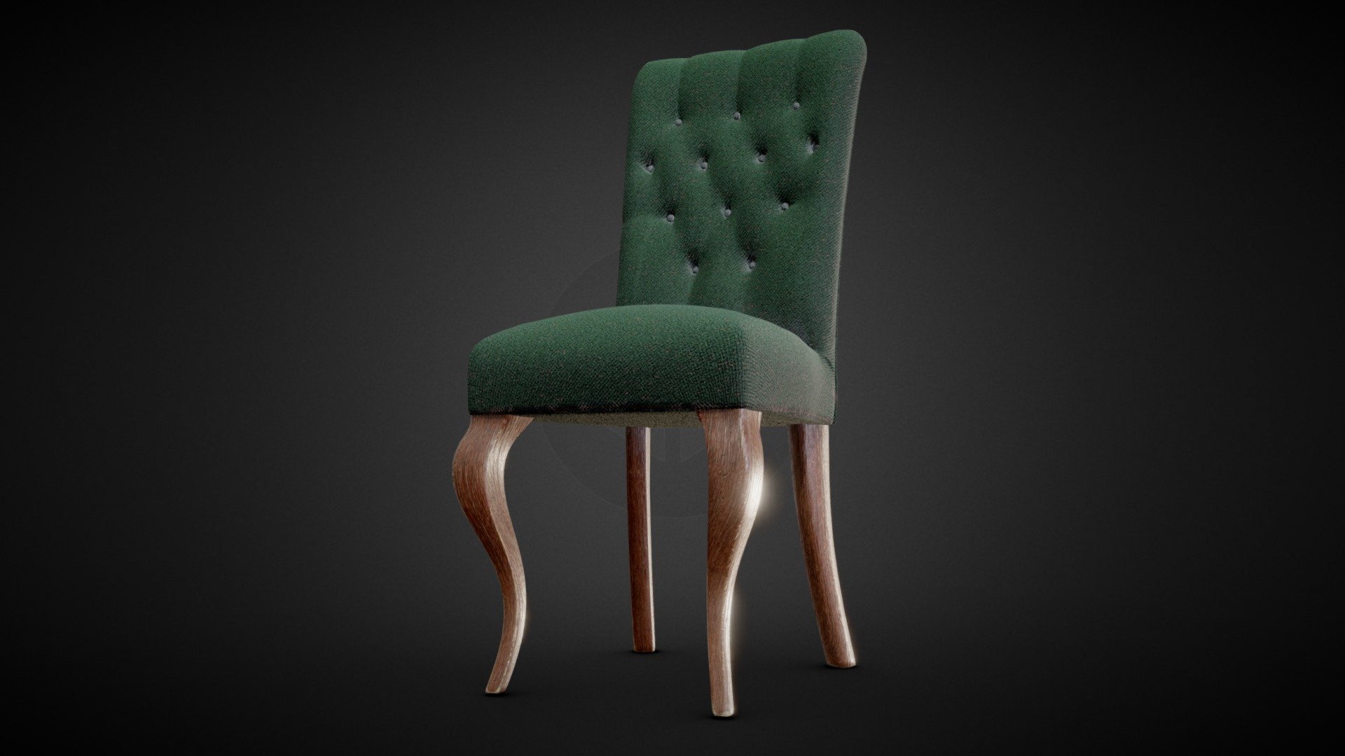 Green Chair 3d model