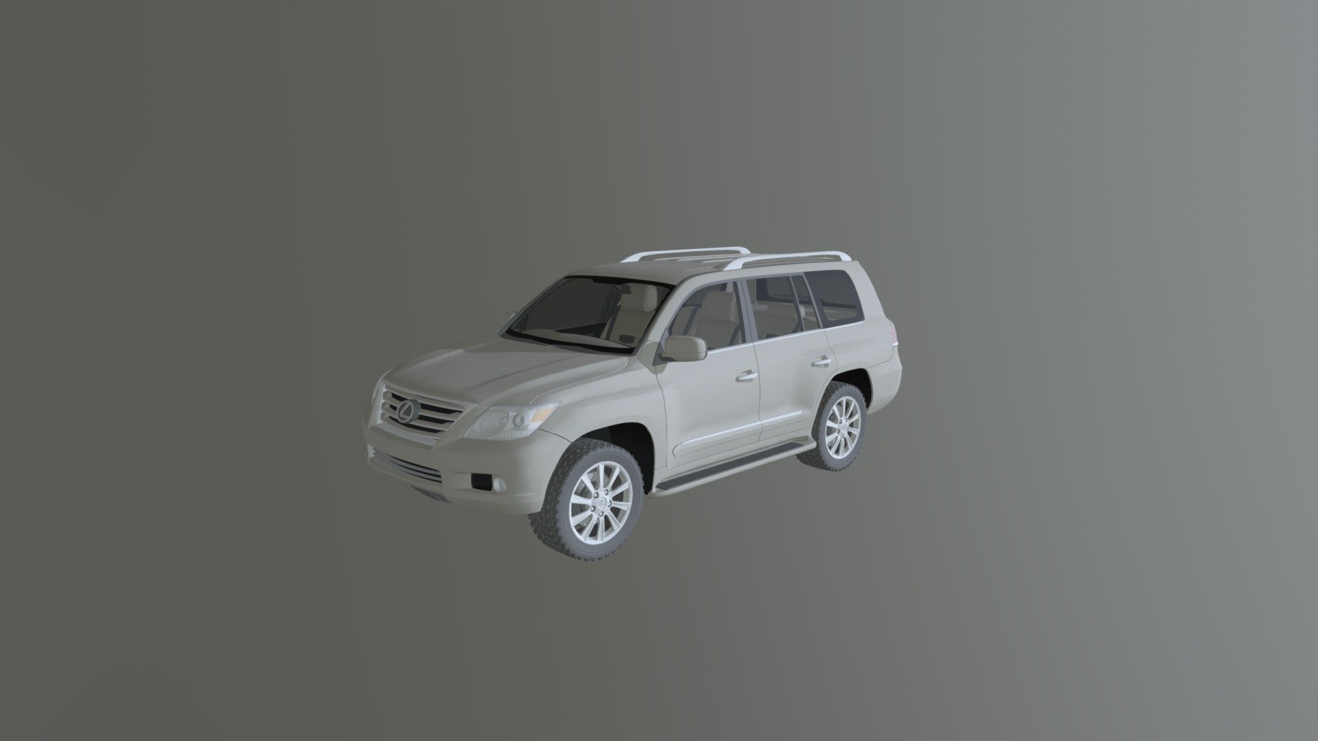 Lexus LX 570 3d model