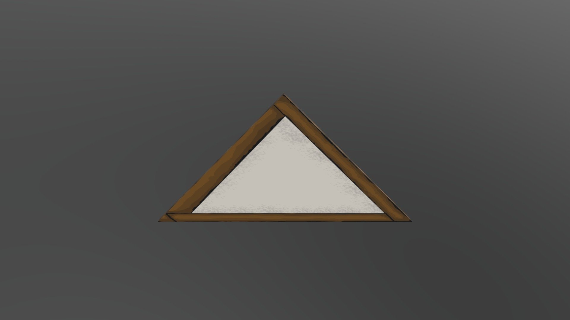 House Wall End Roof 3d model