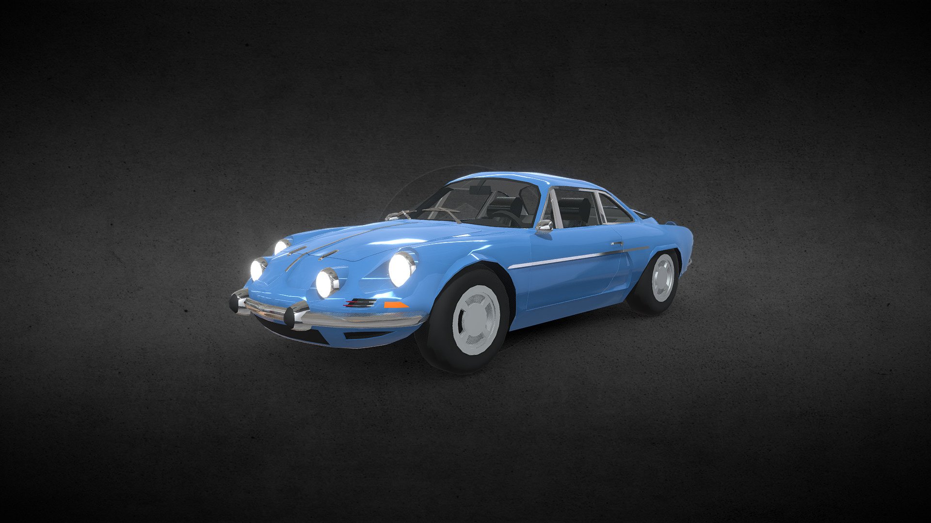 1963 Alpine Renault A110 (LP) 3d model