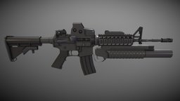 M4 ASSAULT MOD (EOTech Sight & M209 Launcher)