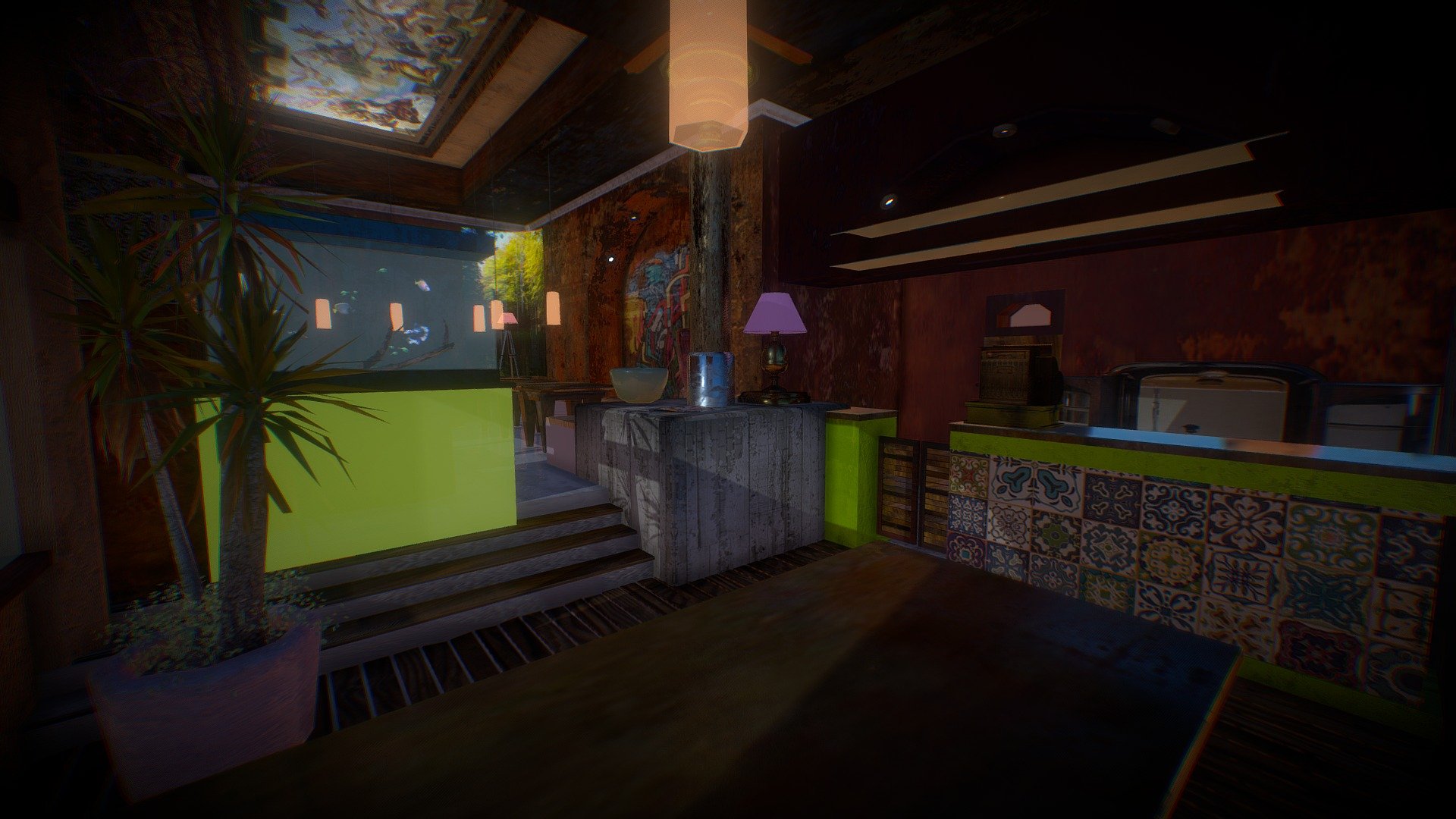 Little Latin Bar 3d model