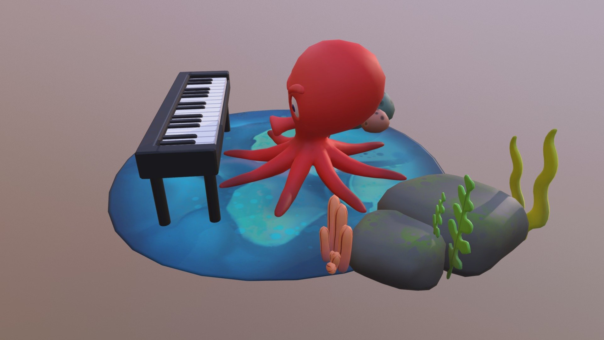 under the sea 6 3d model