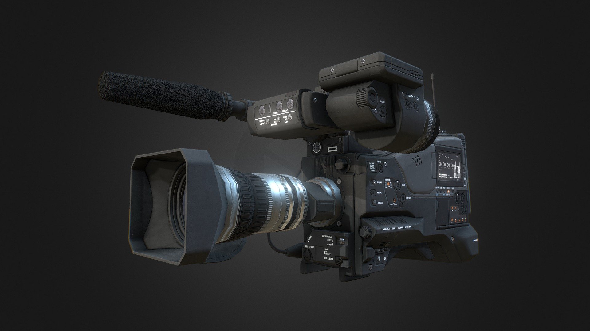 Sony PXW-Z450 3d model