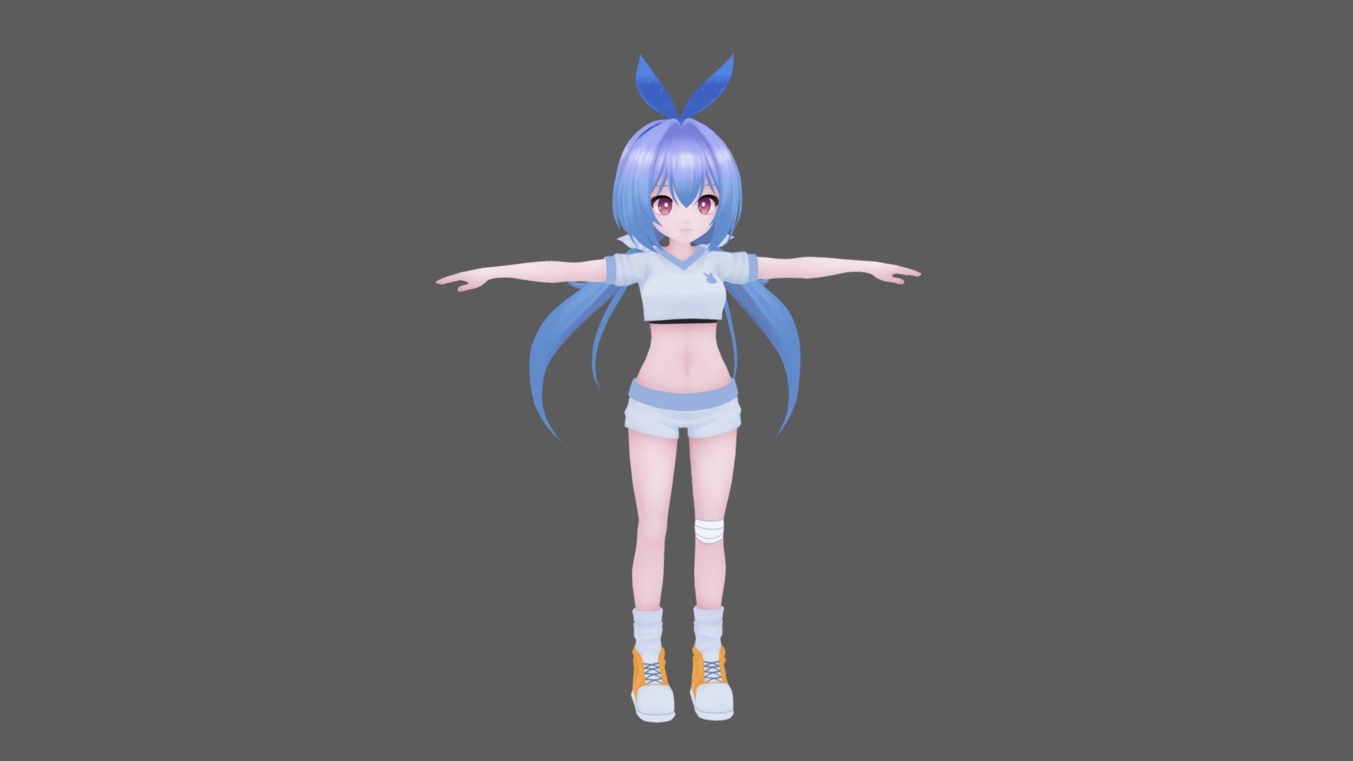 Latte (Rigged) 3d model