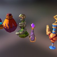 3D Potion Object