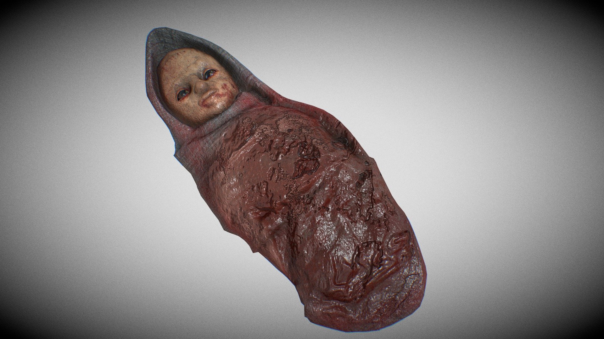 Horror Baby UE4 3d model