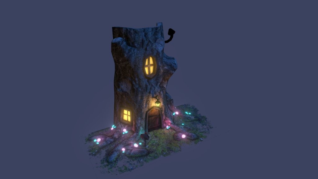 Magical Tree House 3d model