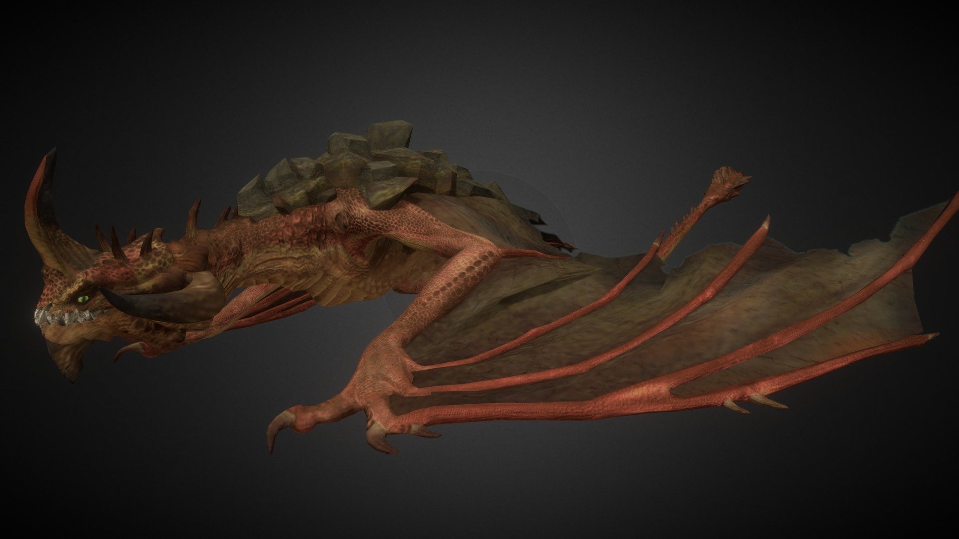 Gran Wyvern Tierra 3d model