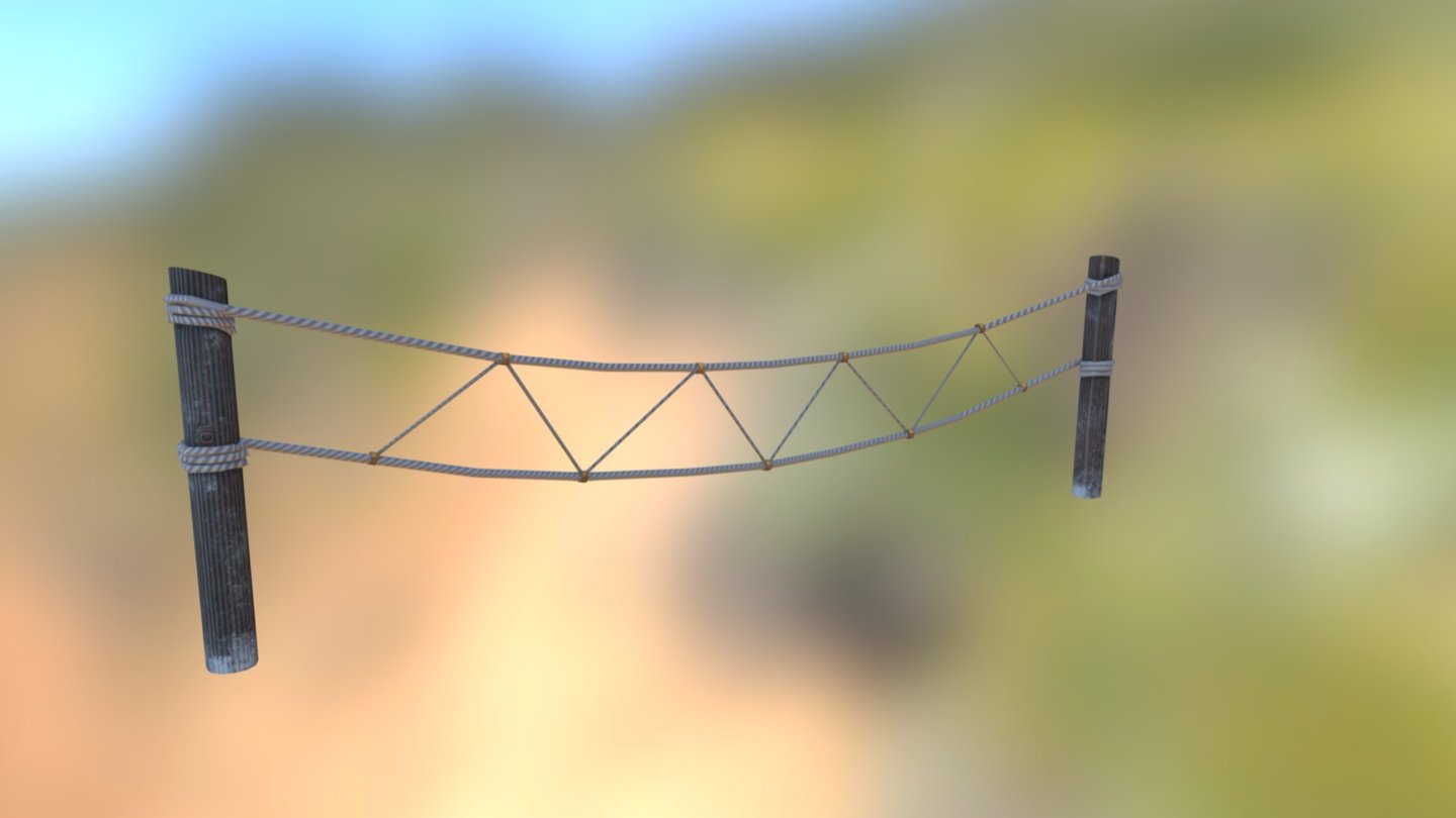 Rope Spoke 3d model