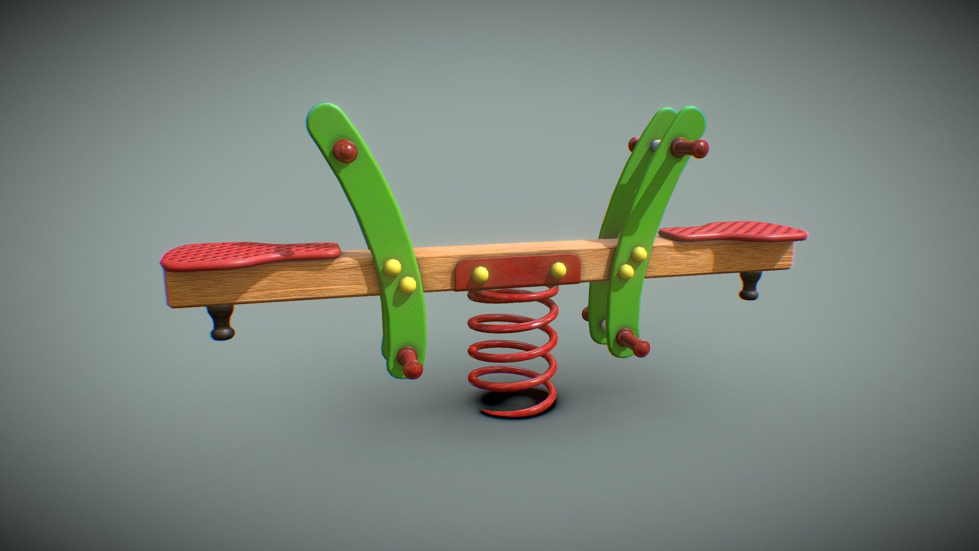 Low poly Swing 3d model