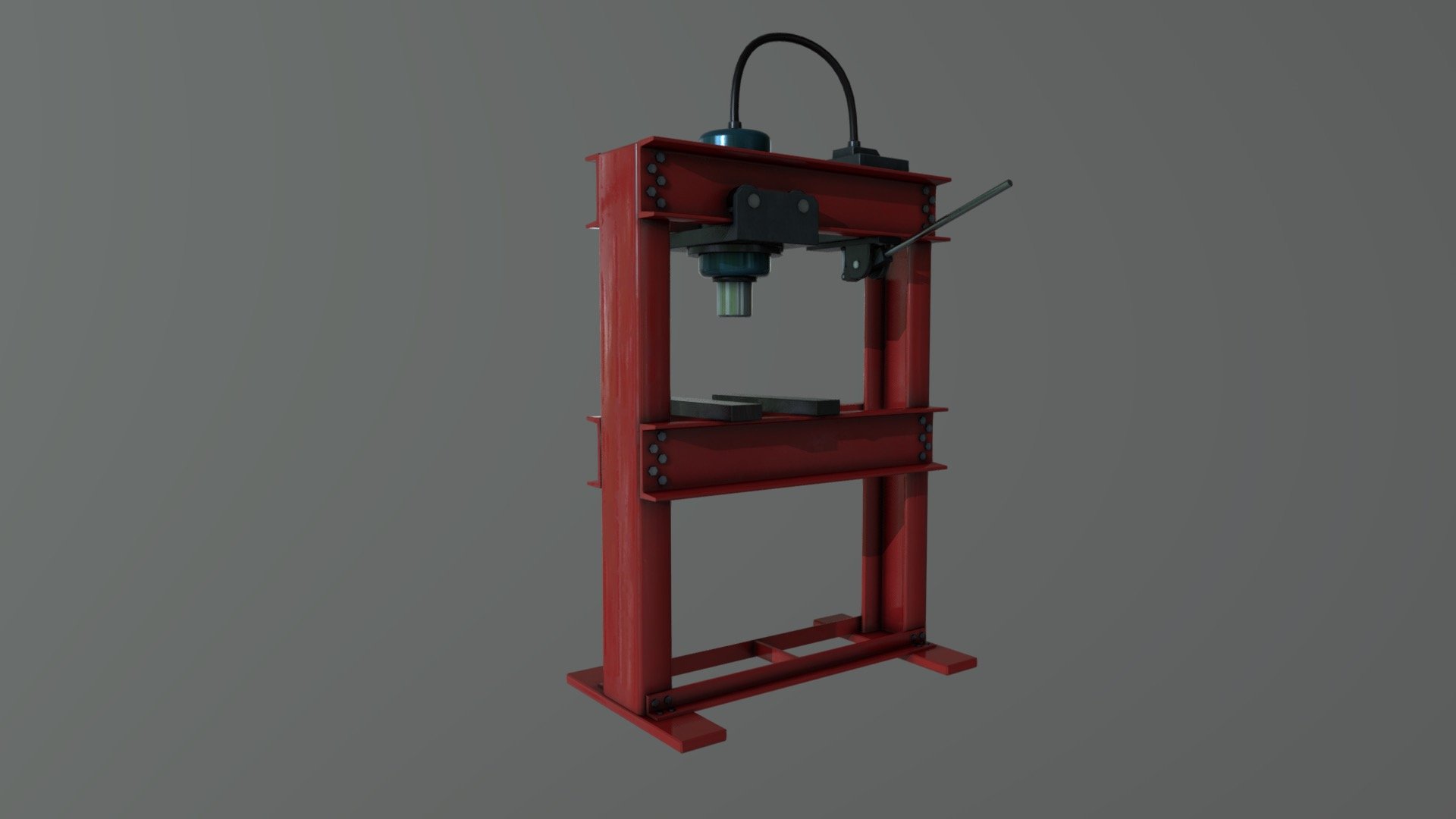 Hydraulic press 3d model