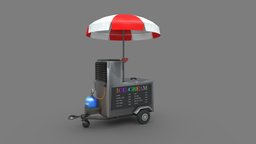 Ice cream food cart